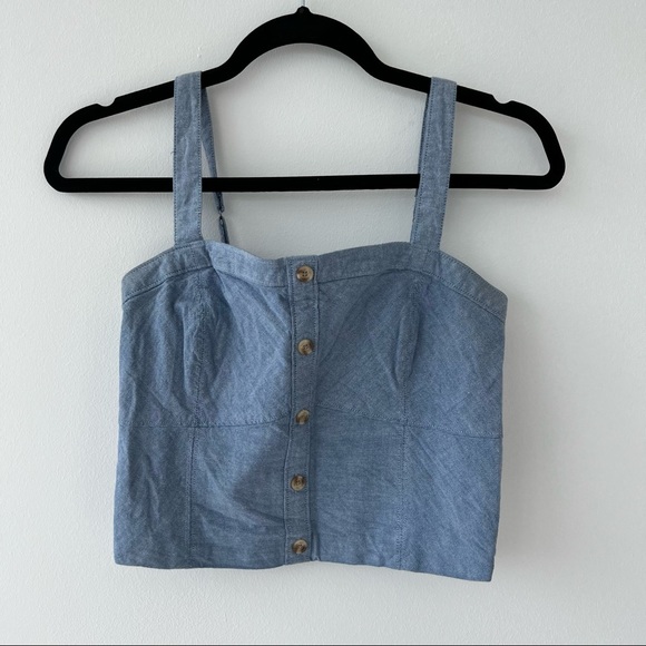 Abercrombie & Fitch Tops - Abercrombie and fitch denim corset top